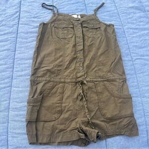 Mudd Adventure Ready Brown Mini Romper Size Medium